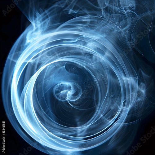abstract smoke background, ai generated. © RZ