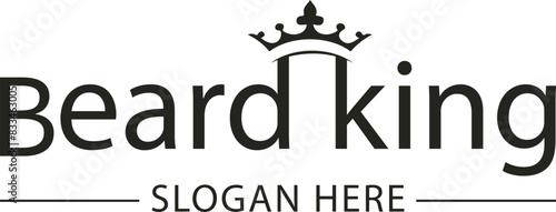 Beard King: A regal emblem of masculinity, symbolizing strength and refinement. Crowned with lush facial hair, it exudes confidence and timeless elegance.