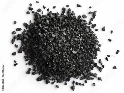 Pile of Boron Isolated on White Background. Generative ai.