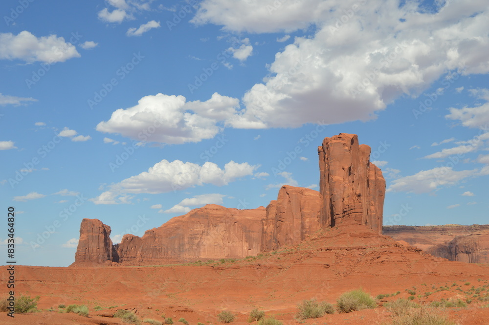 Rock formations in the summer at Monument Valley Navajo National Park, USA Rock formations in the summer at Monument Valley Navajo National Park, USA