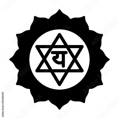 Check this anahata symbol solid icon 