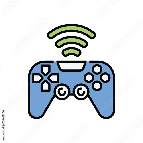Gamepad vector icon