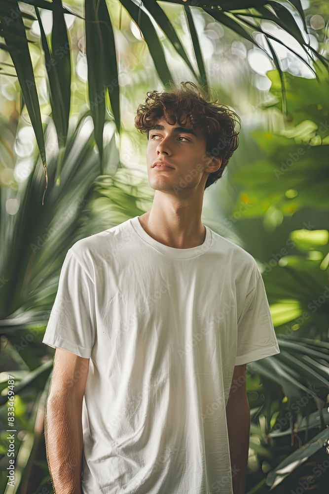 White hoodie mockup with model White hoodie mockup with model