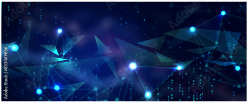 Abstract science background stock vector illustration.