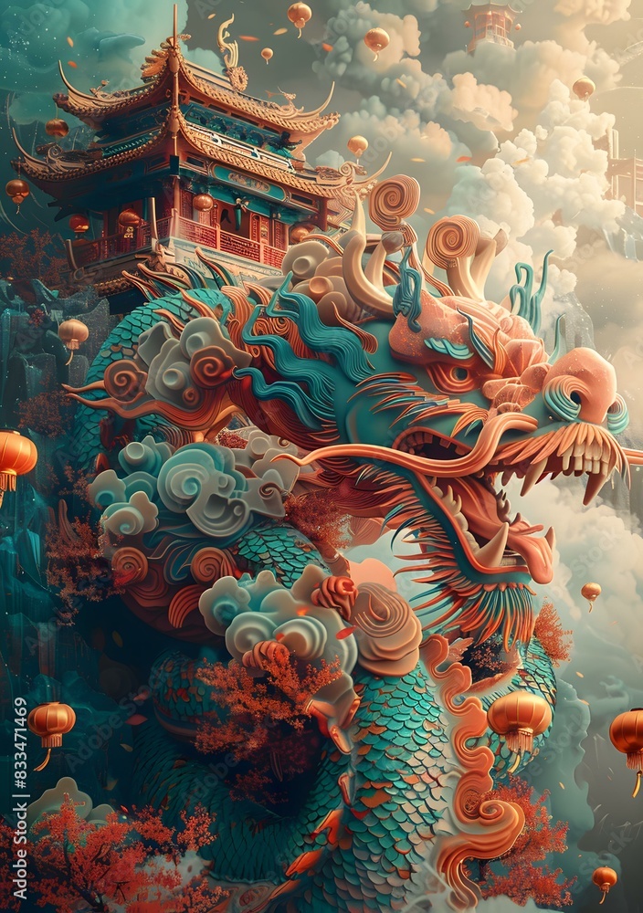 Obraz premium Chinese dragon