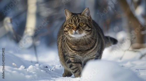 Large breed of domestic cat from Maine