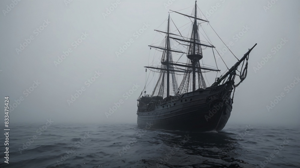 Obraz premium ship in the sea