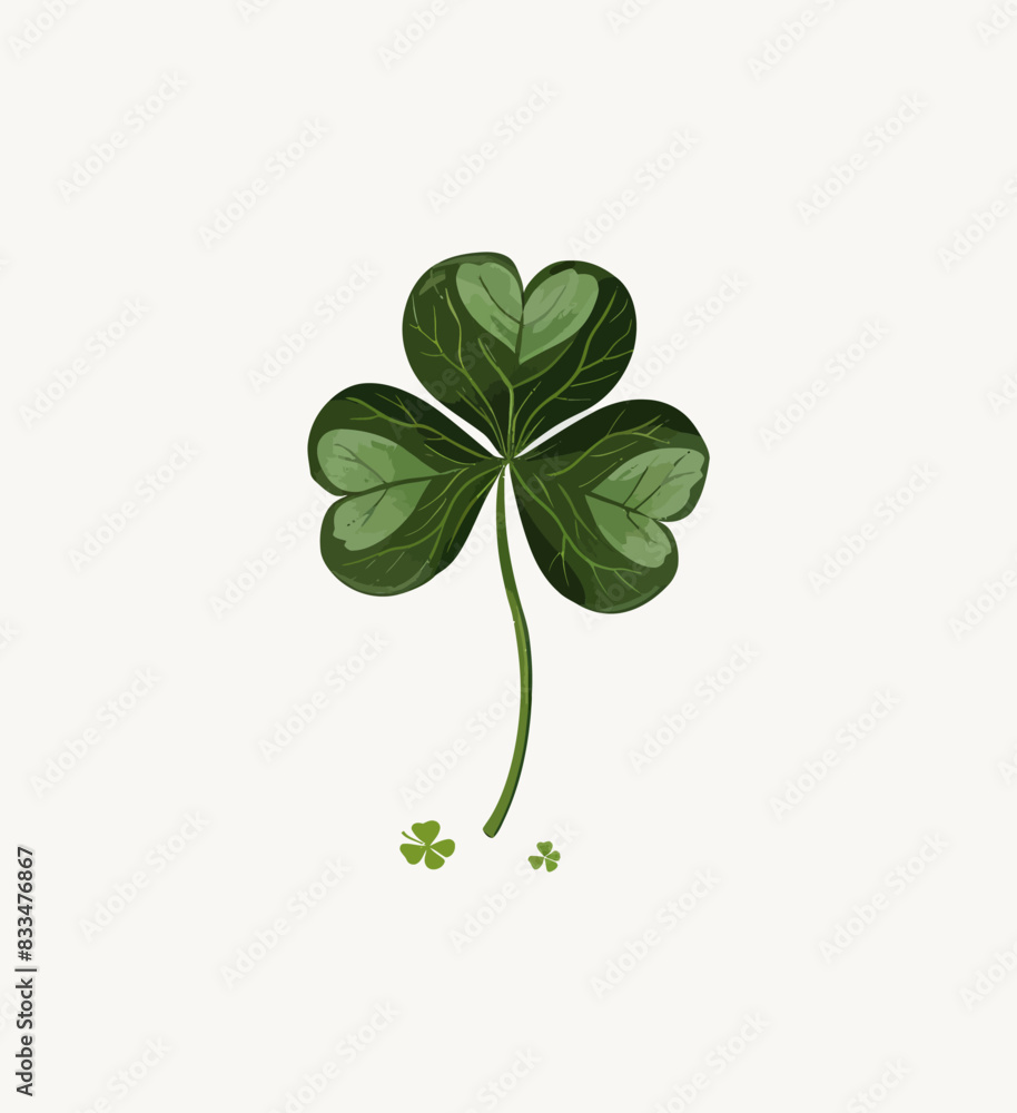 a four leaf clover with a white background a four leaf clover with a white background