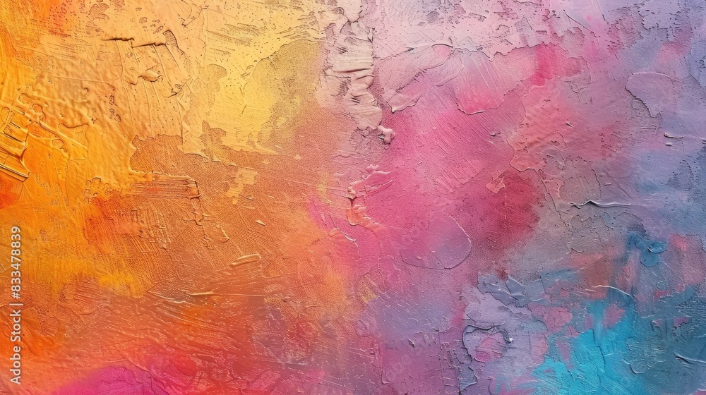 Abstract Background with Multi Colored Grunge and Hand Drawn Oil Painting Texture Abstract Background with Multi Colored Grunge and Hand Drawn Oil Painting Texture