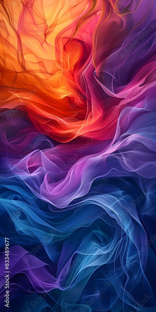 Fototapeta premium Colorful Flames