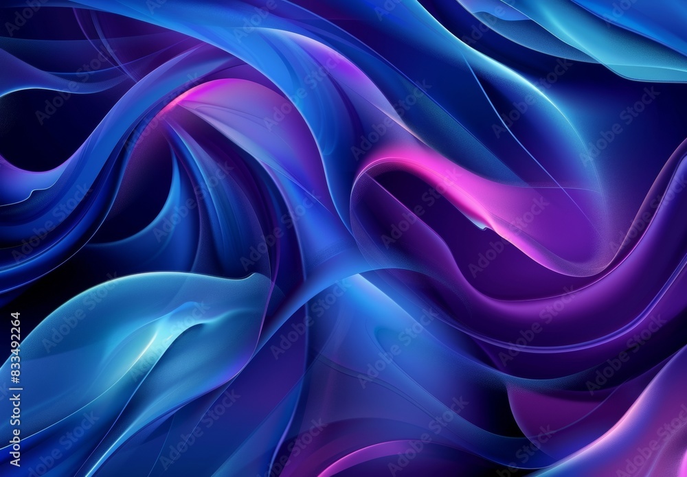 Obraz premium A smooth-shaped abstract background.