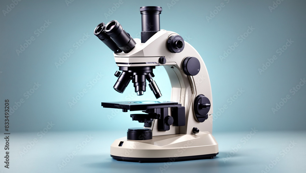 microscope isolated on white background microscope isolated on white background