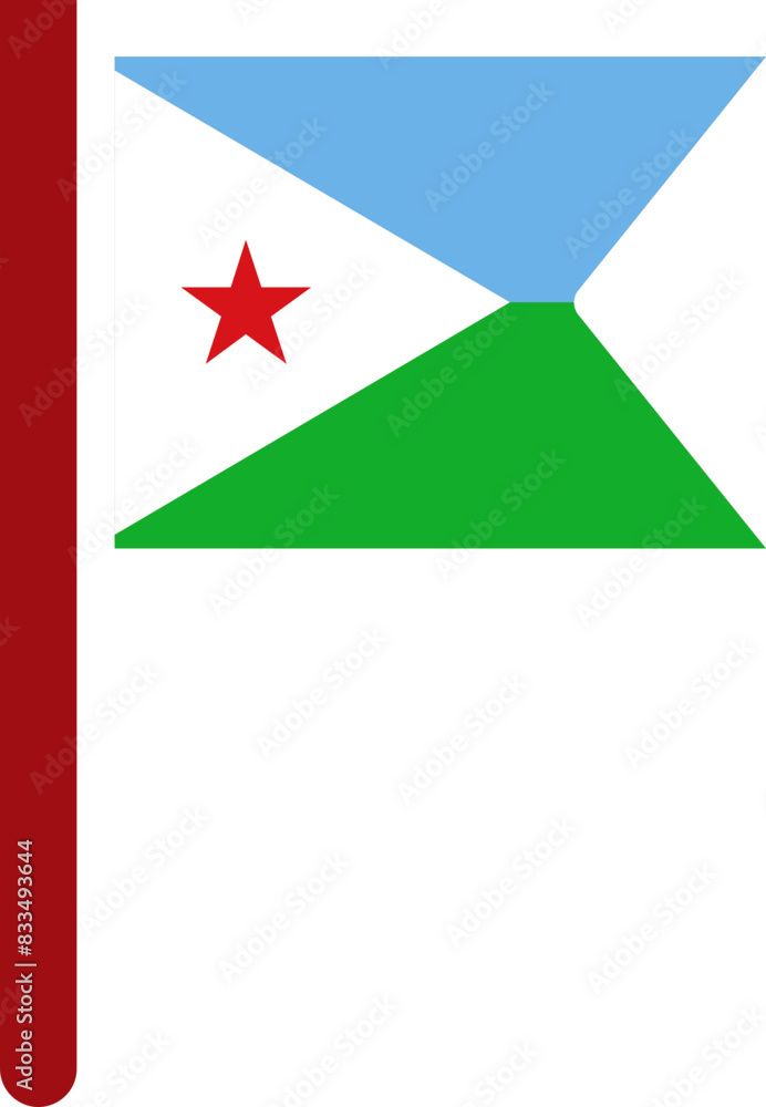 Djibouti flag Crisp icon