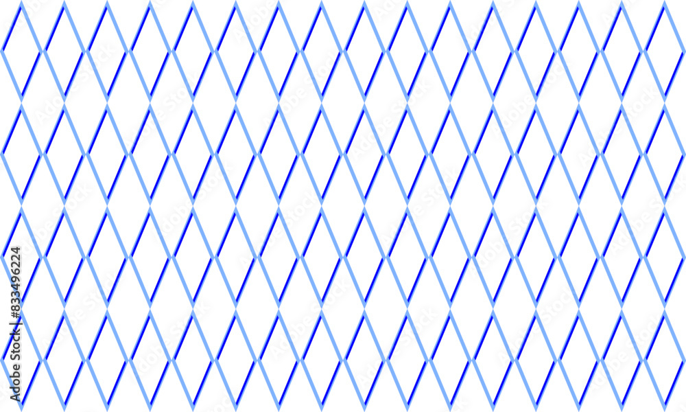 Fototapeta premium blue plaid fabric texture, blue diamond checkerboard repeat pattern, replete image, design for fabric printing, rhombus grid net