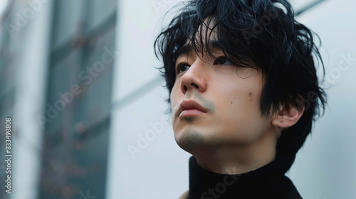 portrait of an asian  man