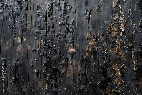 A textured canvas evokes the feeling of ancient bark photo