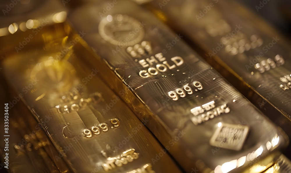Close up of golden bars. Gold, investment, trading. Close up of golden bars. Gold, investment, trading.