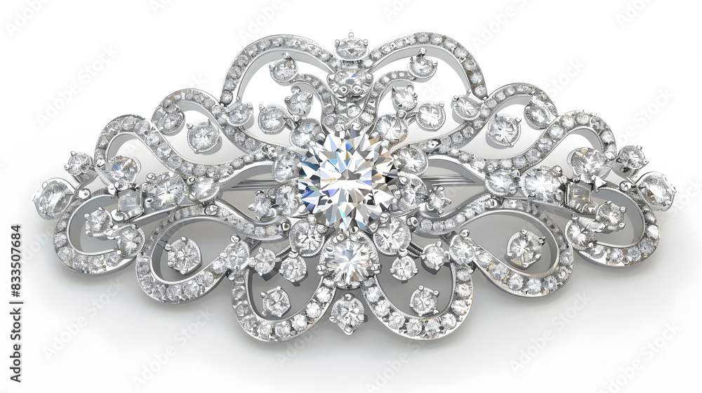 Obraz premium a beautiful diamond Jewelry on the table