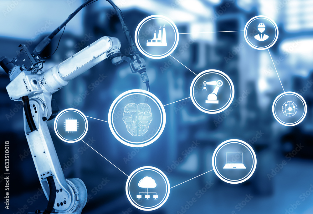 MLB Smart industry robot arms for digital factory production technology ...