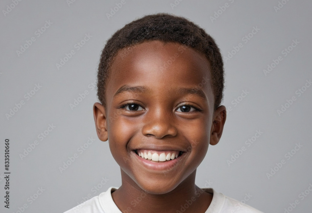 portrait view of a regular happy smiling Africans boy , ultra realistic, candid, social media, avatar image, plain solid background portrait view of a regular happy smiling Africans boy , ultra realistic, candid, social media, avatar image, plain solid background