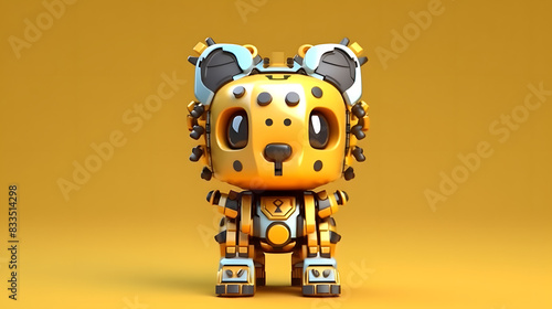 Cheetah Toy Robot 3d