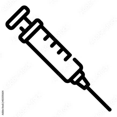 injection outline icon