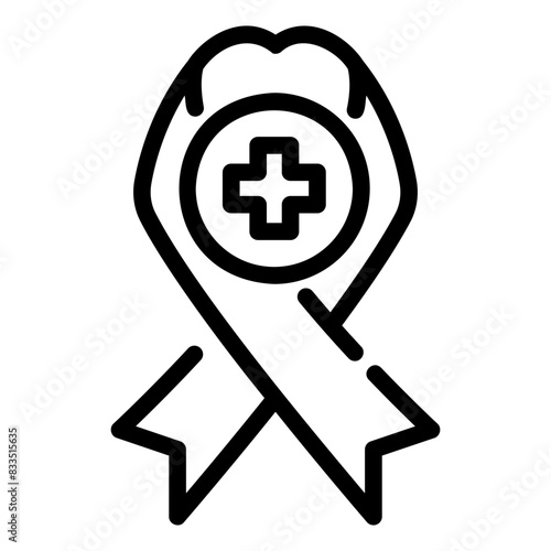 hiv outline icon