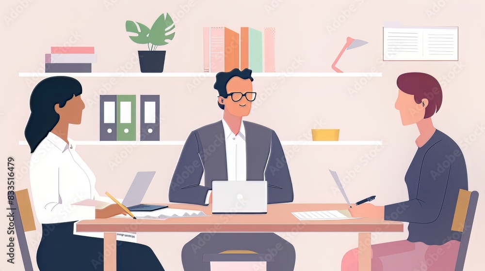 Supervisor Conducting Performance Reviews Supervisor Conducting Performance Reviews