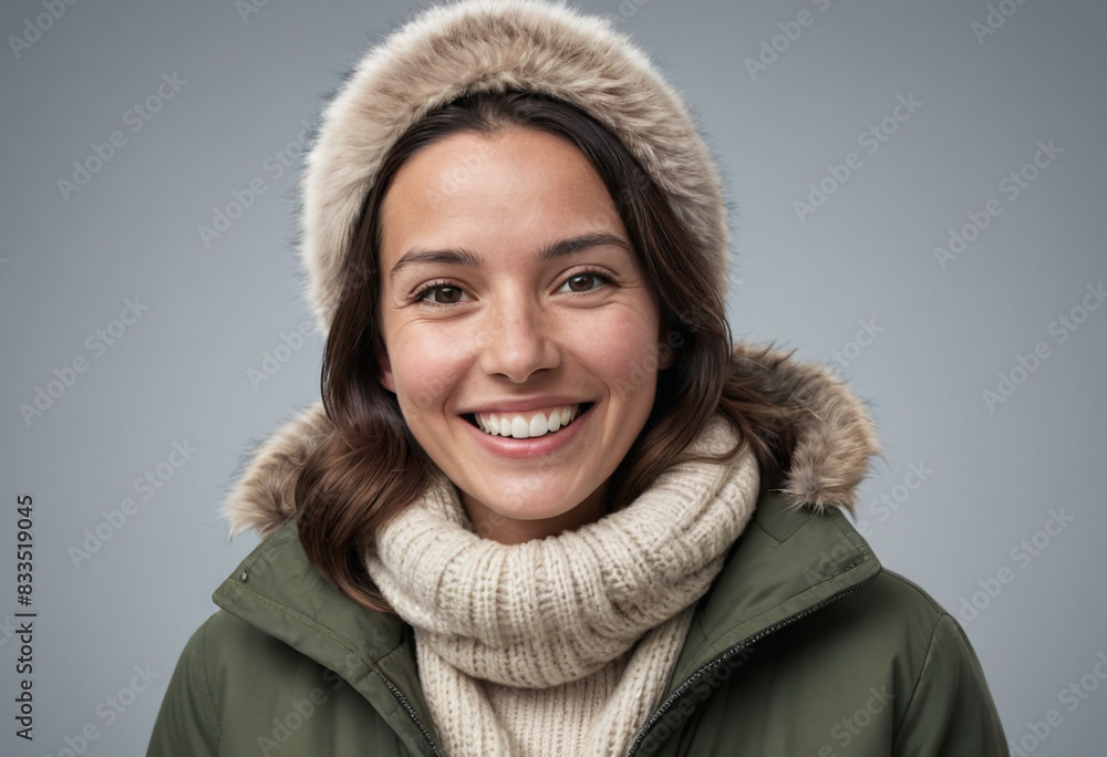 portrait view of a regular happy smiling Antarctic man , ultra realistic, candid, social media, avatar image, plain solid background portrait view of a regular happy smiling Antarctic man , ultra realistic, candid, social media, avatar image, plain solid background