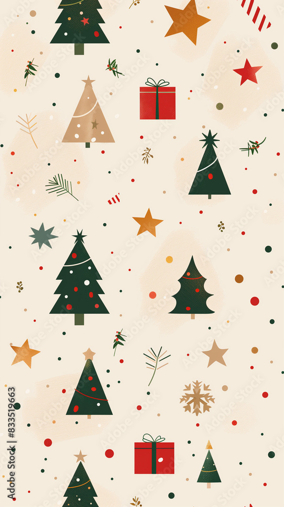 Abstract Christmas background