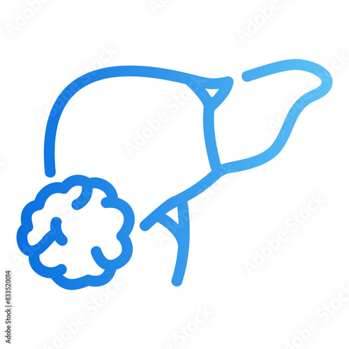 liver gradient icon