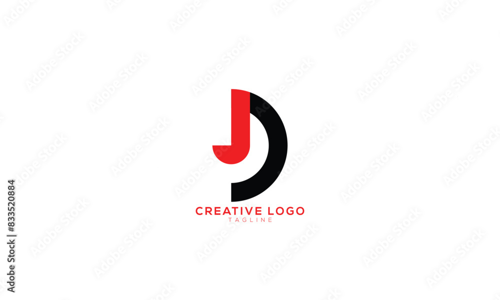DJ JD Abstract initial monogram letter alphabet logo design DJ JD Abstract initial monogram letter alphabet logo design