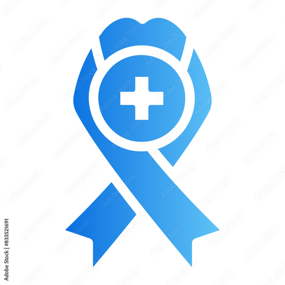 Fototapeta premium hiv gradient icon