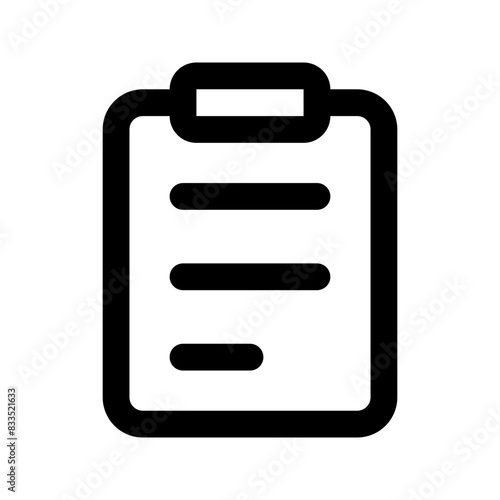 clipboard line icon