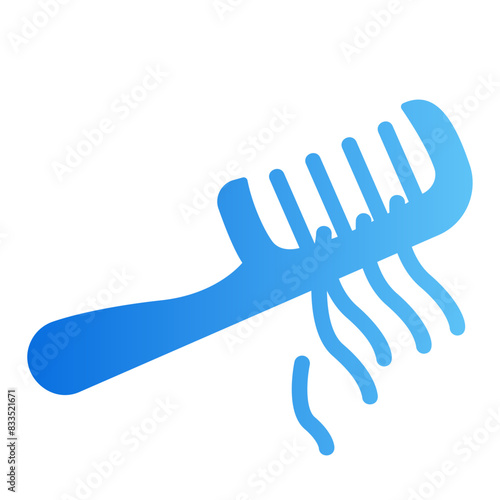 hair loss gradient icon