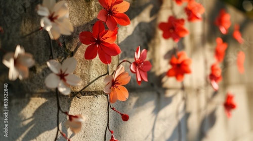 Vibrant Floral Cascade