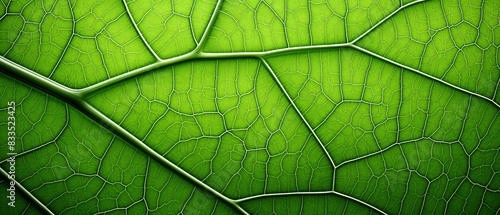 Intricate leaf veins, bright midday light, closeup, detailed and organic, vibrant greens