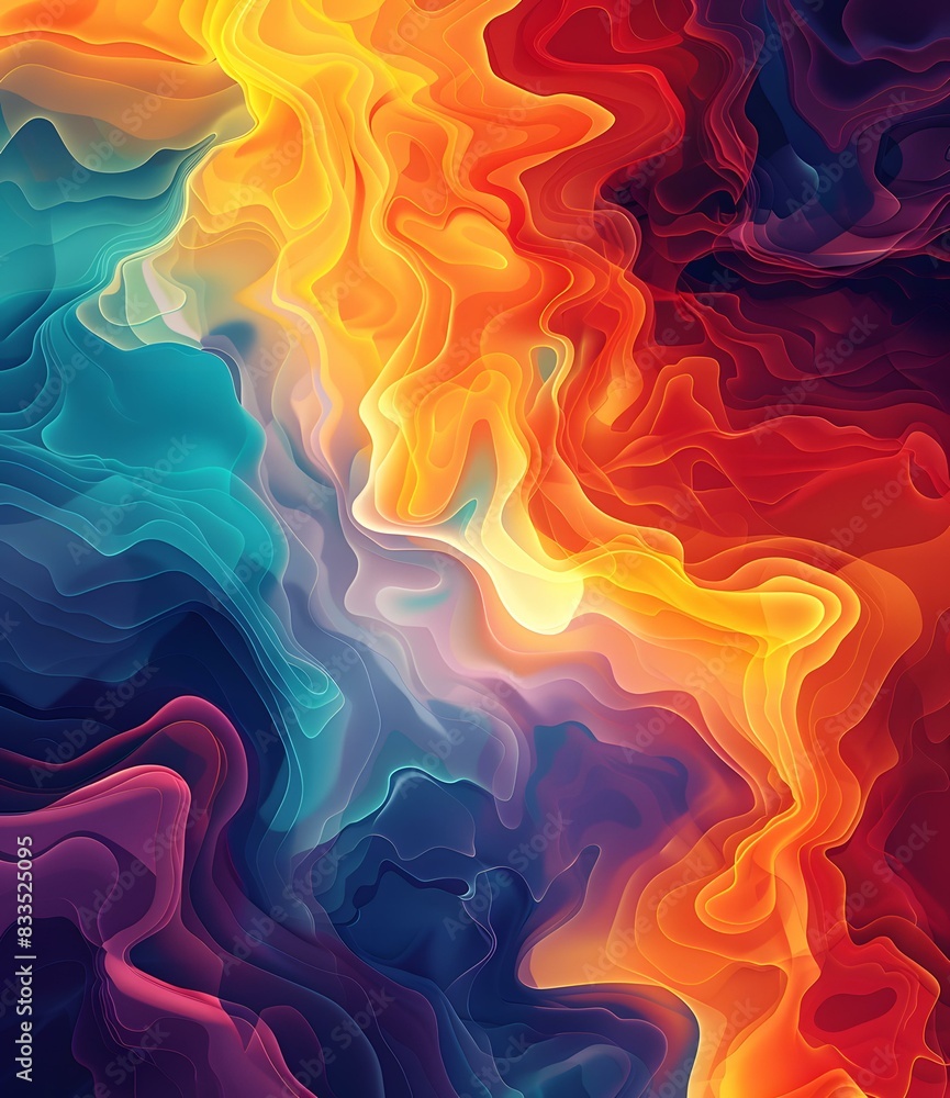 Obraz premium Colorful abstract painting