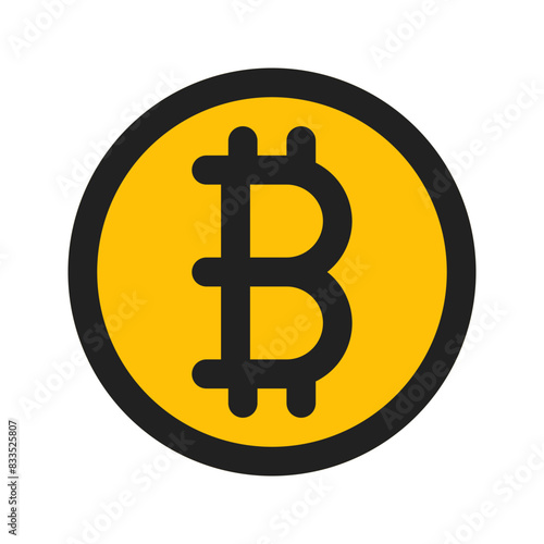 bitcoin line color icon