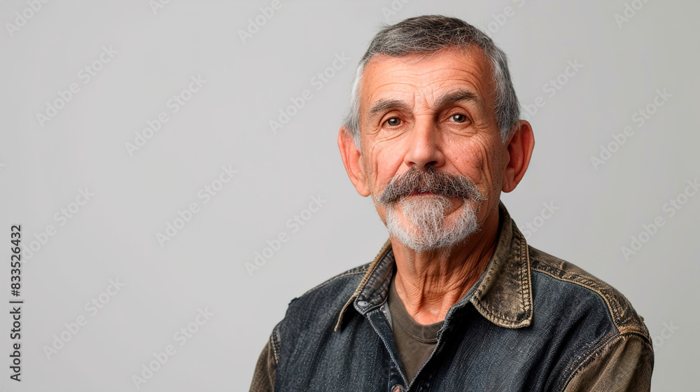 Obraz premium portrait of old worker