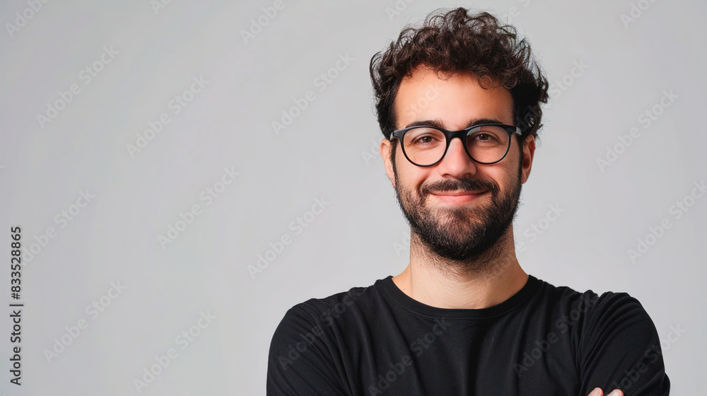 Obraz premium portrait of a man in glasses
