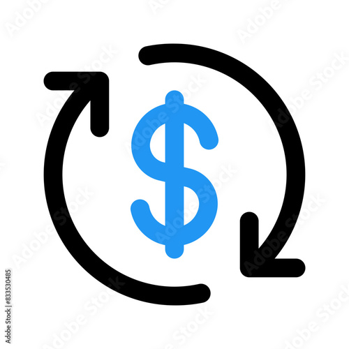 cash flow line color icon