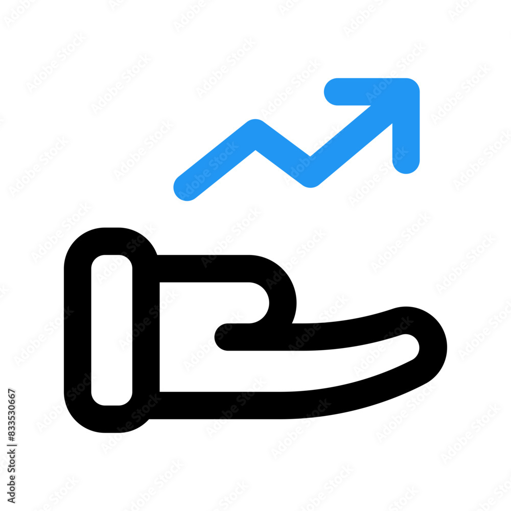 investment line color icon investment line color icon