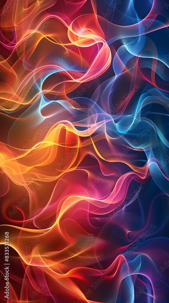 Obraz premium Colorful Flames