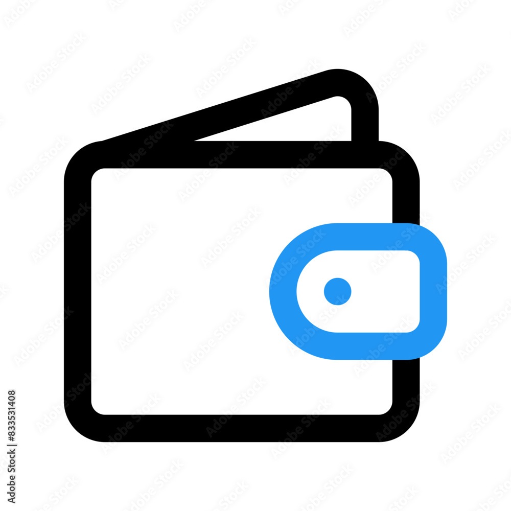 wallet line color icon wallet line color icon