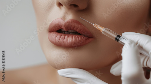 Lip flip, cosmetology 