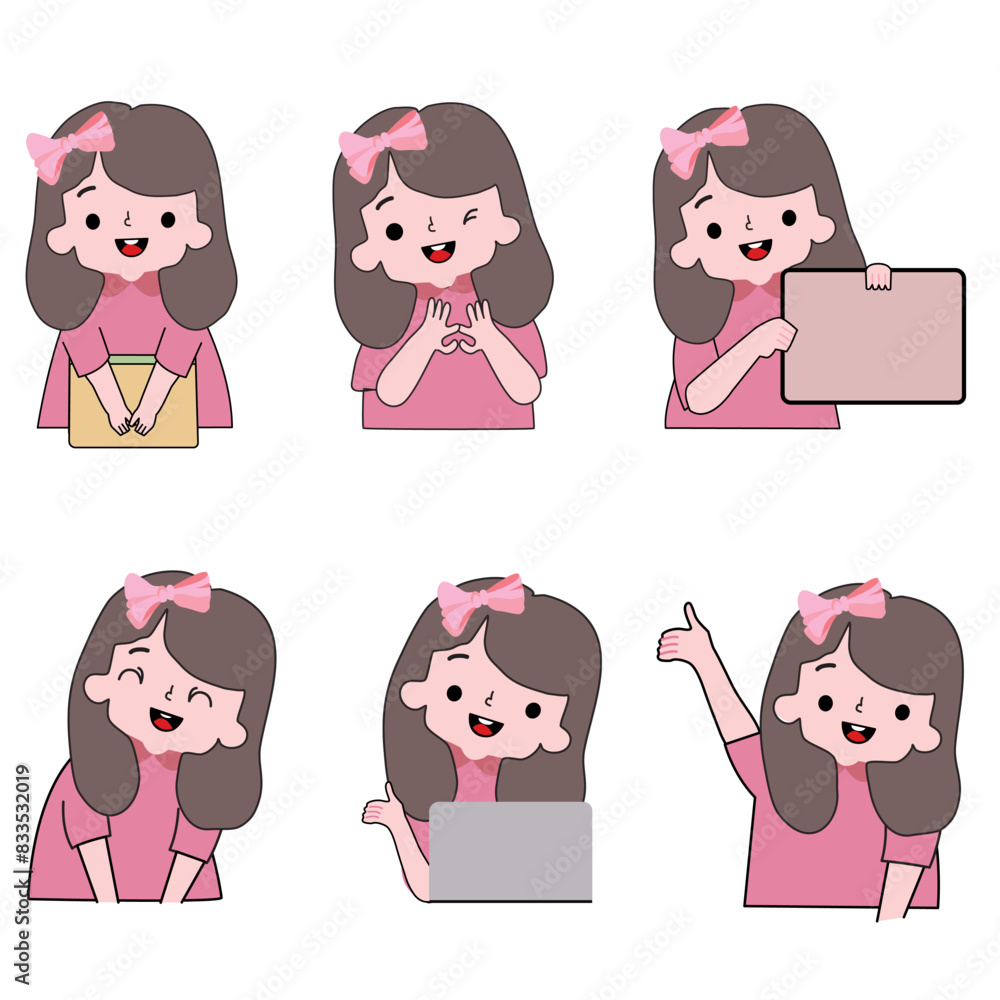 Element teacher or cute office worker, back to school Element teacher or cute office worker, back to school