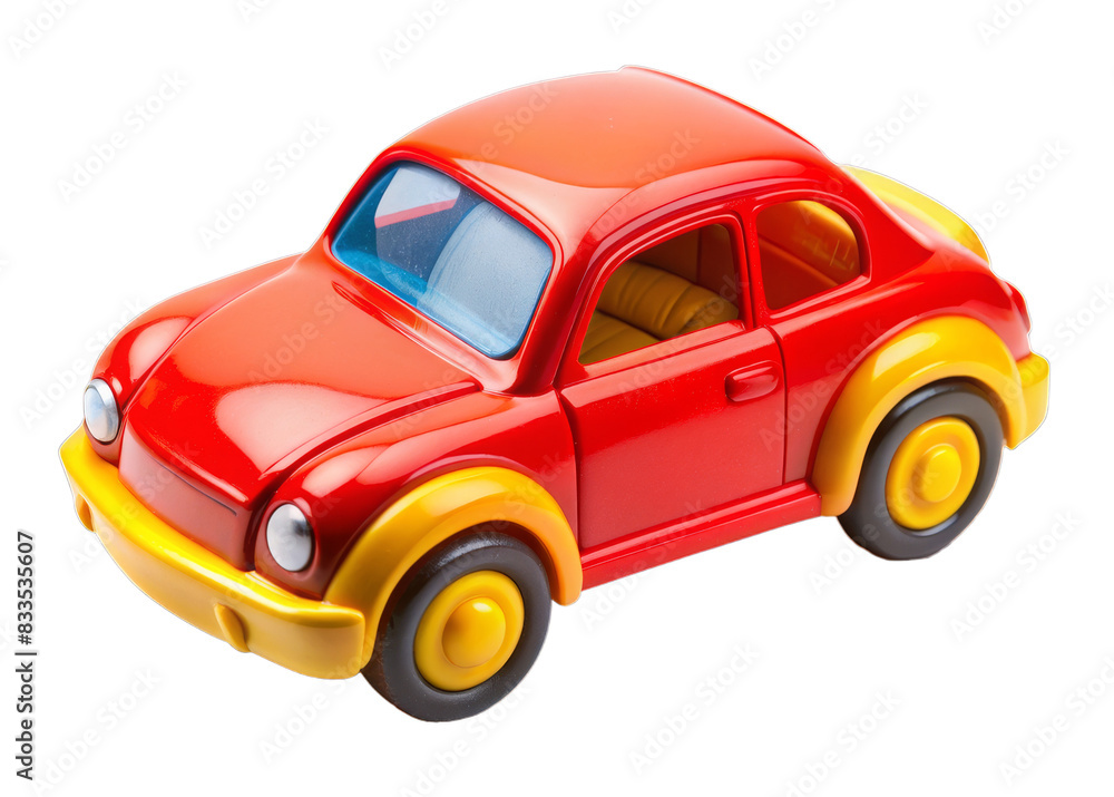 toy car 3d render on transparent background toy car 3d render on transparent background