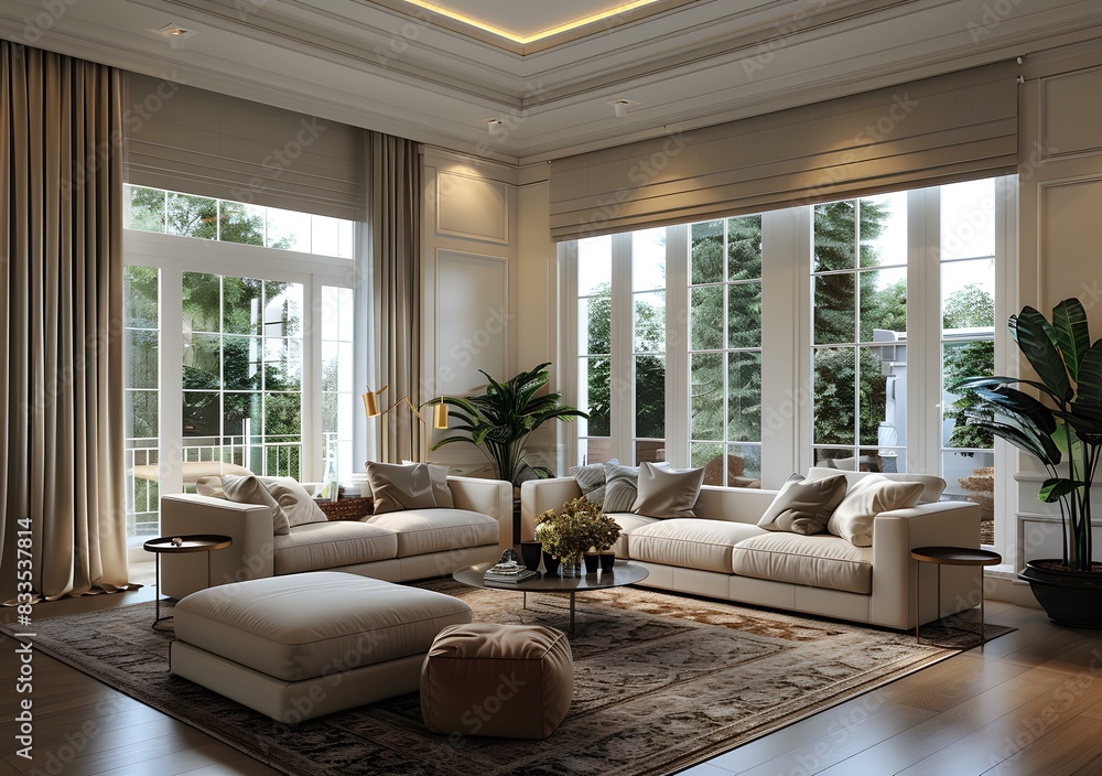 Fototapeta premium Living room