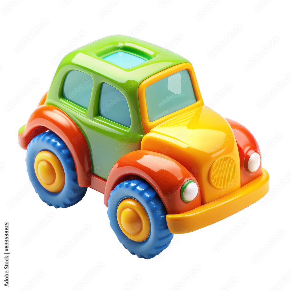 toy car 3d render on transparent background toy car 3d render on transparent background